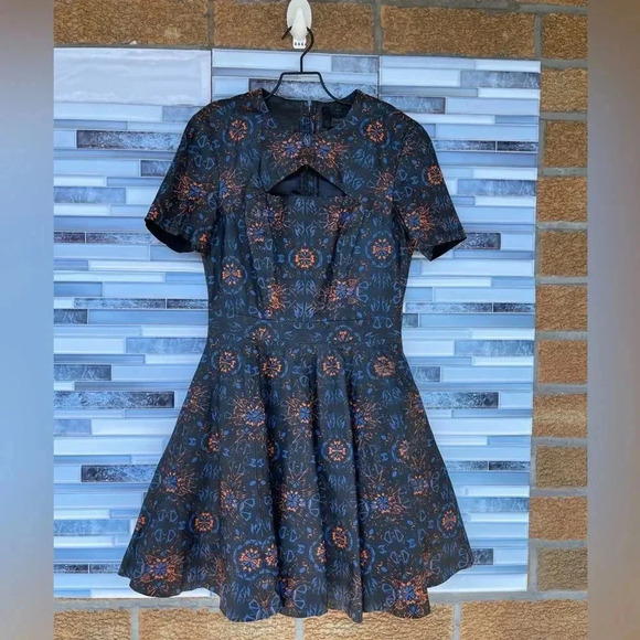 Markus Lupfer x ASOS leather skater dress size 6 - Picture 4 of 14